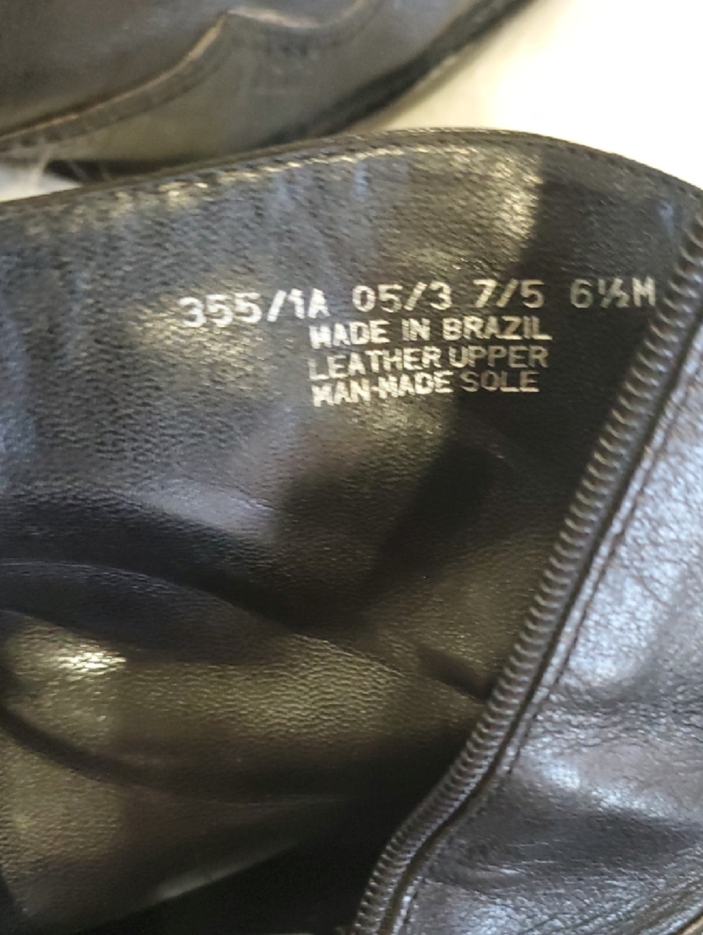 Franco Sarto Black Pointed Leather Ankle Booties with Embossed Toe - Picture 11 of 14